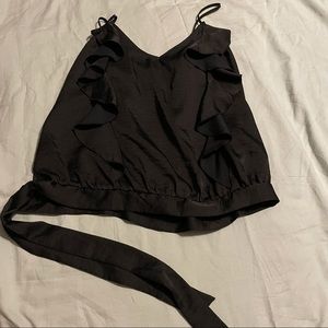 Old Navy satin black tank